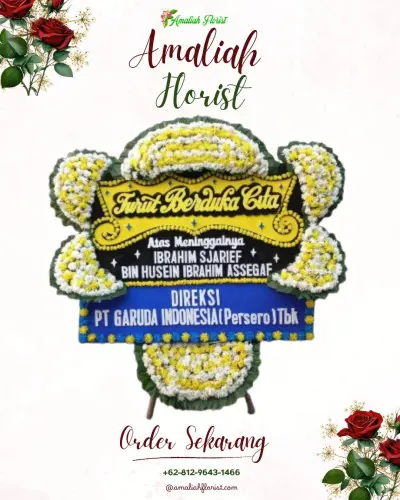 Papan Bunga Duka di Iser